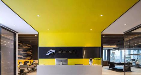 3000㎡中關(guān)村通航大廈辦公樓，材料和空間的對(duì)話！